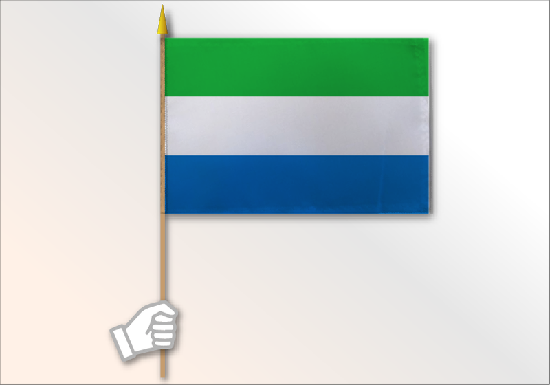 Sierra Leone medium flag 12x18