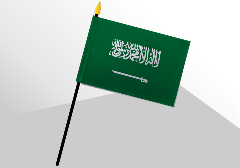 Saudi Arabia small standard flag 4x6
