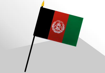 Afghanistan small standard flag 4x6