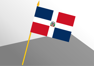 Dominican Republic small economic flag 4x6
