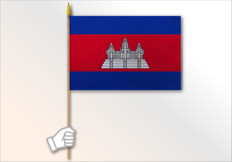 Cambodia medium flag 12x18