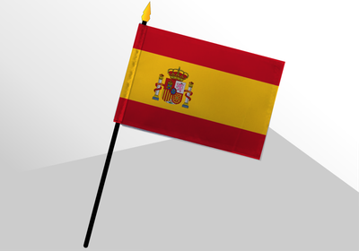 Spain small standard flag 4x6