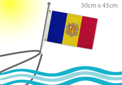 Andorra boat flag 12x18