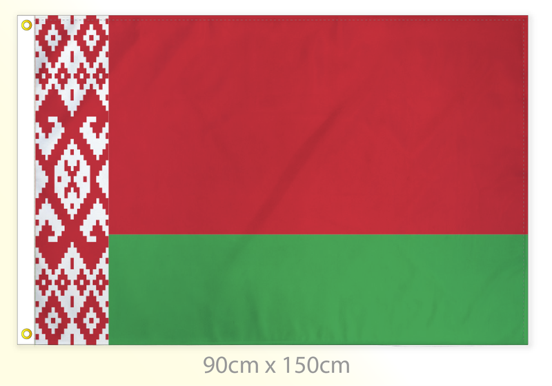 Belarus flag large 36x60