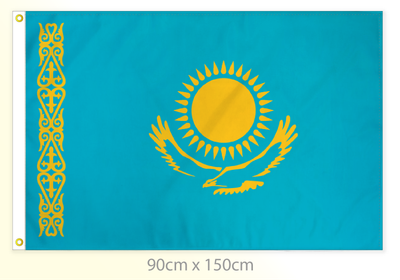 Kazakhstan flag large 36x60