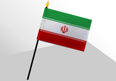 Iran small standard flag 4x6