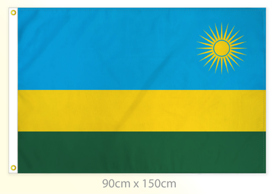 Rwanda flag large 36x60