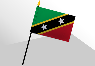 Saint Kitts and Nevis small standard flag 4x6