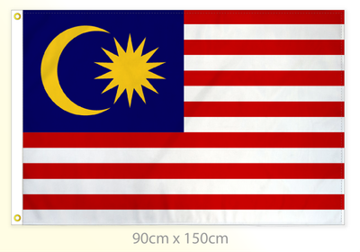 Malaysia flag large 36x60