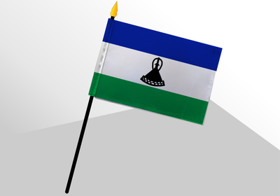 Lesotho small standard flag 4x6