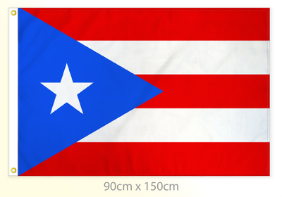 Puerto Rico flag large 36x60