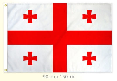 Georgia flag large 36x60