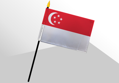 Singapore small standard flag 4x6