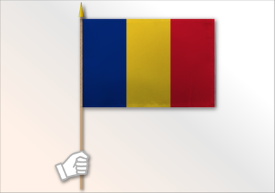 Romania flag medium 12x18