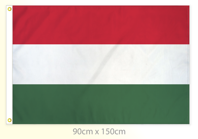 Hungary flag large 36x60