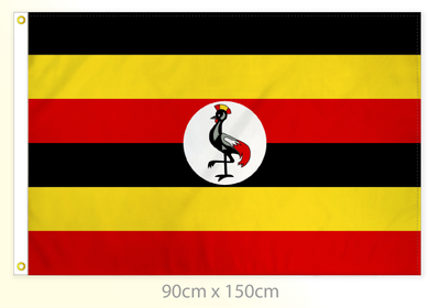 Uganda flag large 36x60