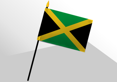 Jamaica small standard flag 4x6