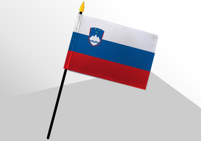 Slovenia small standard flag 4x6