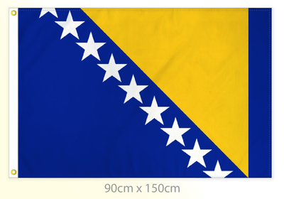 Bosnia and Herzegovina flag large 36x60