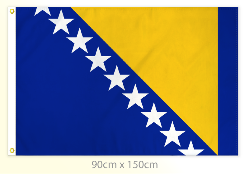Bosnia and Herzegovina flag large 36x60