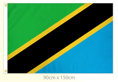 Tanzania flag large 36x60