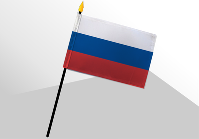 Russia small standard flag 4x6