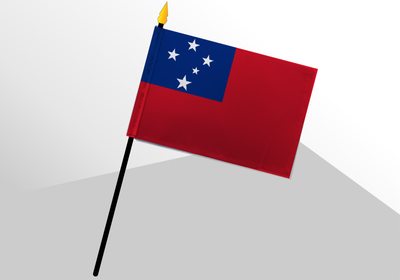 Samoa small standard flag 4x6