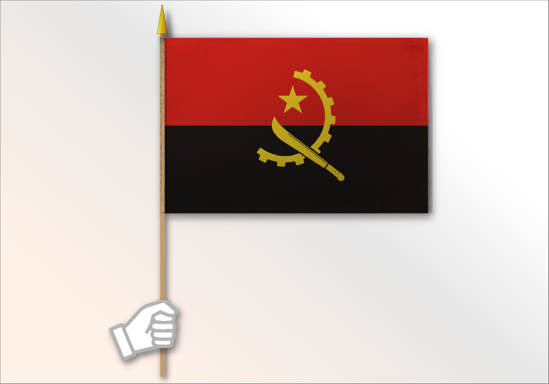 Angola medium flag 12x18