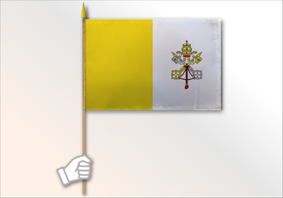 Vatican flag medium 12x18