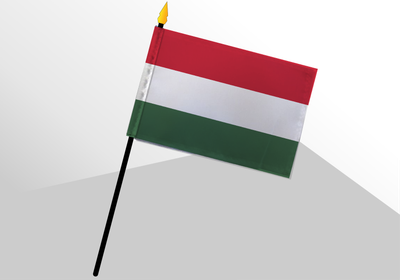 Hungary small standard flag 4x6