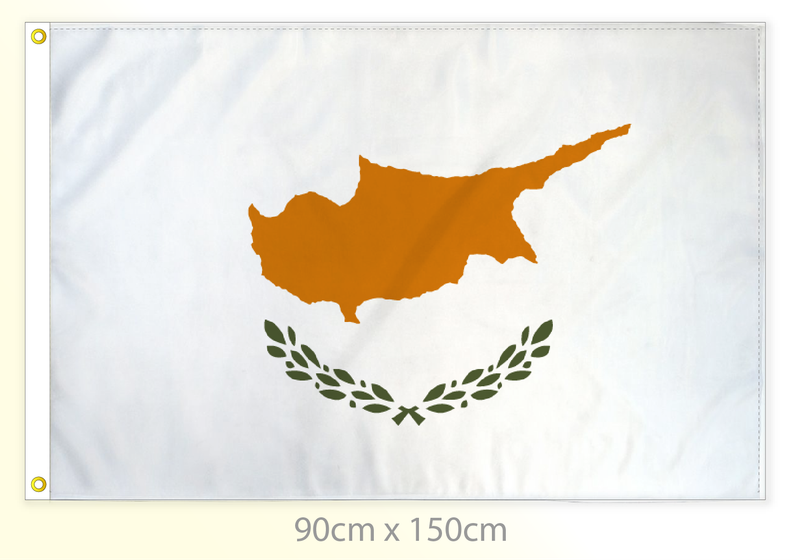 Cyprus flag large 36x60