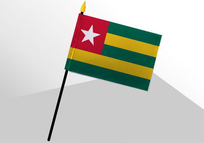 Togo small standard flag 4x6