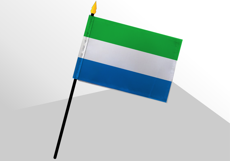 Sierra Leone small standard flag 4x6