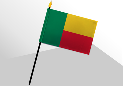 Benin small standard flag 4x6