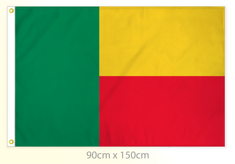Benin flag large 36x60