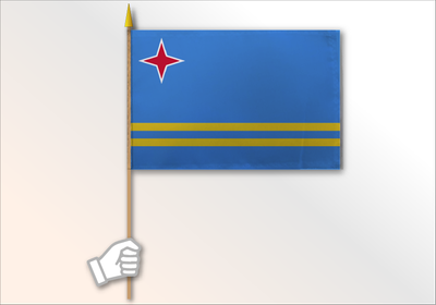 Aruba flag medium 12x18