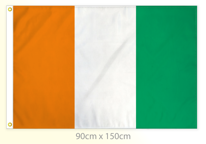 Ivory Coast flag large 36x60