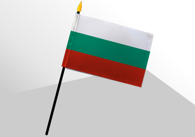 Bulgaria small standard flag 4x6