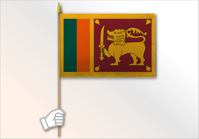 Sri Lanka flag medium 12x18