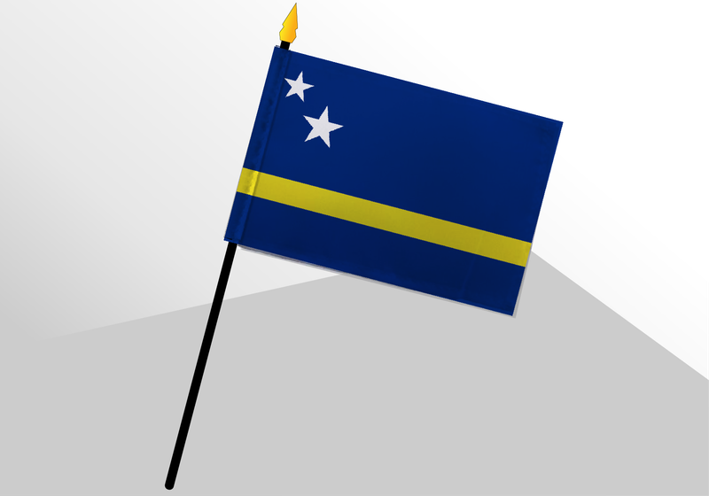 Curaçao small standard flag 4x6