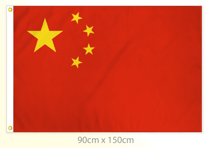 China flag large 36x60