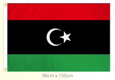 Libya flag large 36x60