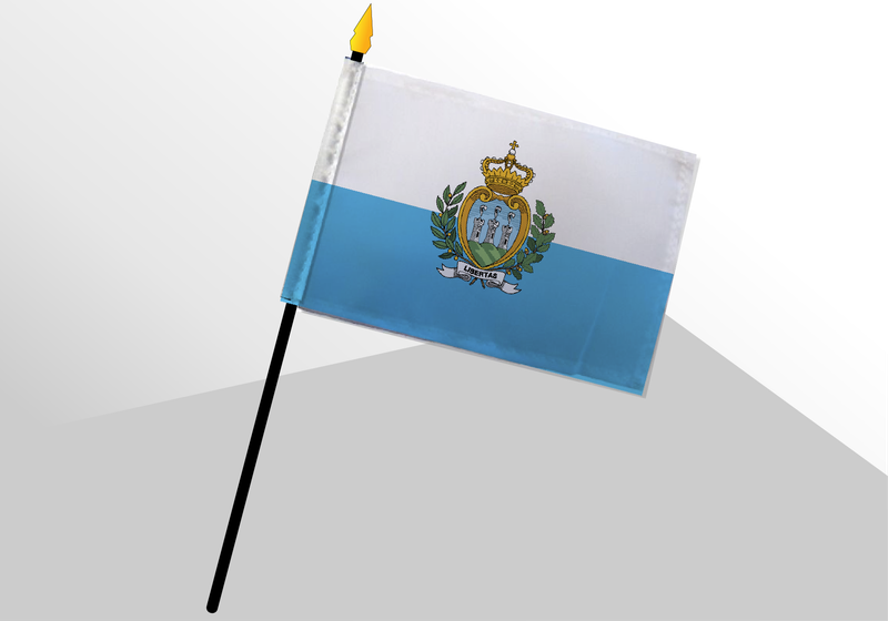 San Marino small standard flag 4x6