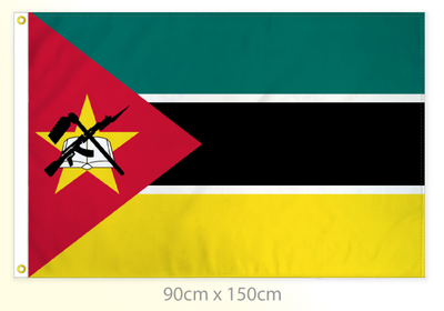 Mozambique flag large 36x60