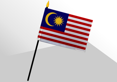 Malaysia small standard flag 4x6