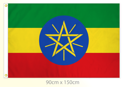 Ethiopia flag large 36x60