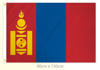 Mongolia flag large 36x60