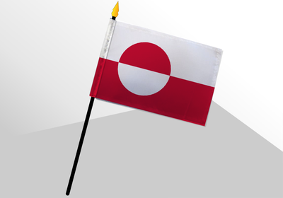 Greenland small standard flag 4x6