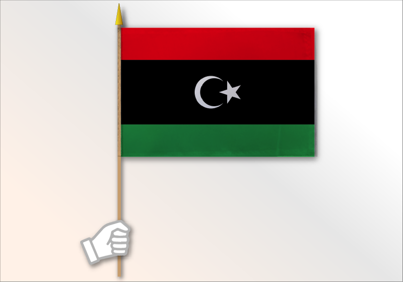 Libya flag medium 12x18