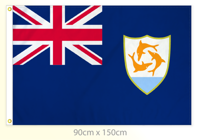 Anguilla flag large 36x60